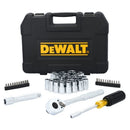 Jogo de Ferramentas Mecânicas 1/4Pol. com 49 Peças e Maleta DEWALT-DWMT45405