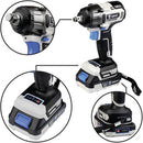 Chave de Impacto Parafusadeira Brushless 1/2 Pol com Bateria Lítio-Íon 2Ah 20V Carregador e Acessórios DEKO-DKBW20XL01-H