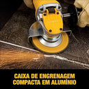 Esmerilhadeira Angular de 4-1/2 Pol. 900W 220V DEWALT-DWE4120