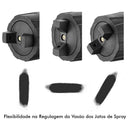 Pistola de Pintura Pulverizadora HVLP Elétrica 550W 800ml 220V com 3 bicos e Acessórios DEKO-DKSG55G1