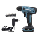 Furadeira e Parafusadeira Wesco WS2550K a Bateria 12V 3/8" com Carregador e Acessórios