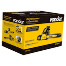 Motosserra à Gasolina MGP546 2T 54,6CC 3,3HP com Sabre de 18 Pol. VONDER-6884546100