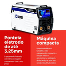 Máquina Inversora de Solda TIG/MMA 100A 220V KISL-120 com Máscara de Solda MSL-3500 BOXER-1015015