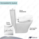 Vaso Sanitário Monobloco Completo Caixa Acoplada Privada Acies - VAB0003-C