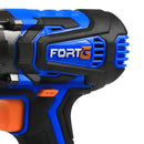 Chave de Impacto 1/2 Pol 350Nm 20V 2Ah Intercambiável Velocidade Variável e Reversível com Carregador Rápido FORTGPRO-FG3027XS1