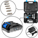 Parafusadeira Furadeira Brushless 3/8 Pol. 20V com 2 Baterias 1,5Ah Lí-Íon Carregador Bivolt e Maleta com Acessórios DEKO-DKBL20DU3-S3