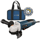 Esmerilhadeira Angular 5" Dexter 800AG2-125.512P 800W 127V (110V) com Bolsa de Ferramentas e Disco