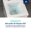 Vaso Sanitário Monobloco Completo - Caixa Acoplada Privada Diamante - VAB0005-C