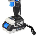 Chave de Impacto Parafusadeira Brushless 1/2 Pol com Bateria Lítio-Íon 2Ah 20V Carregador e Acessórios DEKO-DKBW20XL01-H