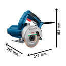 Serra Mármore Bosch GDC 151 Premium 125mm 1500W 127V (110V)