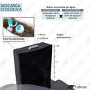 Vaso Sanitário Monobloco Completo Caixa Acoplada Privada Unio Preto - VAB0018-C