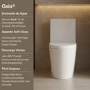 Vaso Sanitario Monobloco Cerâmica Grande Privada Caixa Acoplada Branco Saída Vertical Oslo