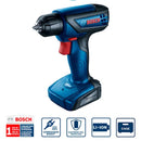 Furadeira e Parafusadeira Bosch GSR 1000 a Bateria 12V 1/4" com Carregador, 10 Bits e Extensor Universal