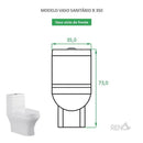Vaso Sanitário Monobloco Reno R 350