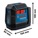 Nível a Laser 12 Metros Verde GLL 12-22 G com Suporte Giratório e Bolsa BOSCH-0615A002MF-000