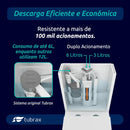 Vaso Sanitário Monobloco Completo - Caixa Acoplada Privada Diamante - VAB0005-C