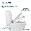 Vaso Sanitário Monobloco Completo Diamante - Caixa Acoplada