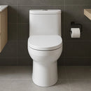 Kit Vaso Sanitário Monobloco com Assento Branco 3 e 6 litros Vittoria Luvia