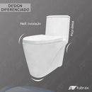 Vaso Sanitário Monobloco Completo - Caixa Acoplada Privada Nexum - VAB0026-C