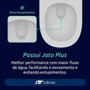Vaso Sanitário Monobloco Produzido Em Cerâmica Incluindo Assento Sanitário, Anel De Vedação E Manual - VAB0036-C