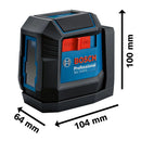 Nível a Laser Verde de Chão GLL 12-22 G 12m com Suporte Giratório BOSCH-0601065320-000
