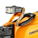 Pistola Elétrica de Pintura Pulverizadora HVLP 600W 1200ml Luz de LED com 3 Bicos e Acessórios DEKO-DKSG60K1