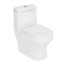 Kit Vaso Sanitário Monobloco com Assento Branco 3 e 6 litros Vittoria Luvia