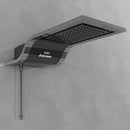 Chuveiro Eletrônico 7800W Preto Quadrado Intense Fame
