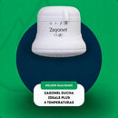 Chuveiro Elétrico Multitemperatura 220V 6800w Branco Redondo Ideale Plus Zagonel
