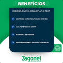 Chuveiro Elétrico Multitemperatura 220V 6800w Branco Redondo Ideale Plus Zagonel