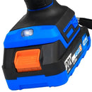 Chave de Impacto 1/2 Pol 350Nm 20V 2Ah Intercambiável Velocidade Variável e Reversível com Carregador Rápido FORTGPRO-FG3027XS1