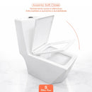 Vaso Sanitário Monobloco Milão Branco Caixa Acoplada Dual Flush 3/6L Vortex com Assento Soft Close Stillus Home