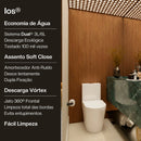 Vaso Sanitário Monobloco Ios Privada Caixa Acoplada Oslo Branca Completa Banheiro Grande