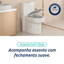 Vaso Sanitário Monobloco Produzido Em Cerâmica Com Acessórios Navies - VAB0004-C