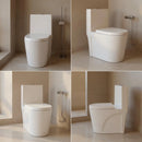 Vaso Sanitario Monobloco Cerâmica Grande Privada Caixa Acoplada Branco Saída Vertical Oslo