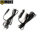 Mini Compressor De Ar Elétrico Portátil Bivolt 110/220v E 12v Muke Tools 120w 150 Psi Para Carro E Casa