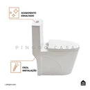 Vaso Sanitário Monobloco Painita Pingoo.casa - Branco