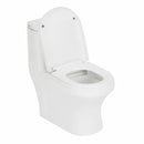 Kit Vaso Sanitário Monobloco com Assento Branco 3 e 6 litros Vittoria Luvia