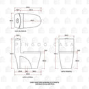 Vaso Sanitário Monobloco Painita Pingoo.casa - Branco