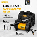 Compressor De Ar Automotivo Portatil 12 V 7 Atm. 37 L/min 1pc // Denzel