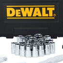 Jogo de Ferramentas Mecânicas 1/4Pol. com 49 Peças e Maleta DEWALT-DWMT45405