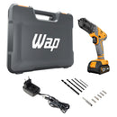 Furadeira e Parafusadeira Wap WF 12K3.2 a Bateria 12V 3/8" com Maleta e Acessórios