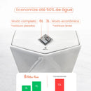 Vaso Sanitário Monobloco Milão Branco Caixa Acoplada Dual Flush 3/6L Vortex com Assento Soft Close Stillus Home