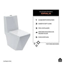 Vaso Sanitário Monobloco Opala Pingoo.casa - Branco