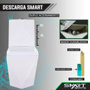 Vaso Sanitário Monobloco com Caixa Acoplada, Anel de Vedação e Mangueira Flexível Imperial Diamond - Smart Norte
