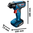Furadeira e Parafusadeira Bosch GSR 1000 a Bateria 12V 1/4" com Carregador, 10 Bits e Extensor Universal