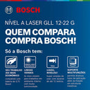 Nível a Laser 12 Metros Verde GLL 12-22 G com Suporte Giratório e Bolsa BOSCH-0615A002MF-000