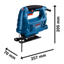 Serra Tico-Tico GST 680 500W 220V com Lâmina de Corte BOSCH-06015B40