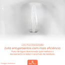 Vaso Sanitário Monobloco Milão Branco Caixa Acoplada Dual Flush 3/6L Vortex com Assento Soft Close Stillus Home