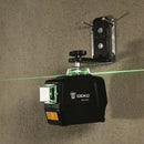 Nível a Laser Profissional 12 Linhas Verdes 20m 532nm com Acessórios DEKO-DKLL12PB1
